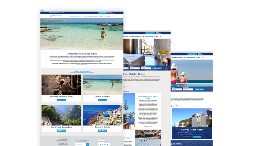 SeaCrete Hotels' New Website - Mozaik Hospitality Blog